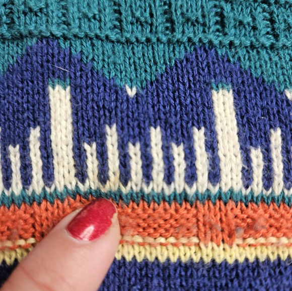 John Weitz Vintage Cotton Sweater Men's Medium Made In USA - Picture 4 of 10